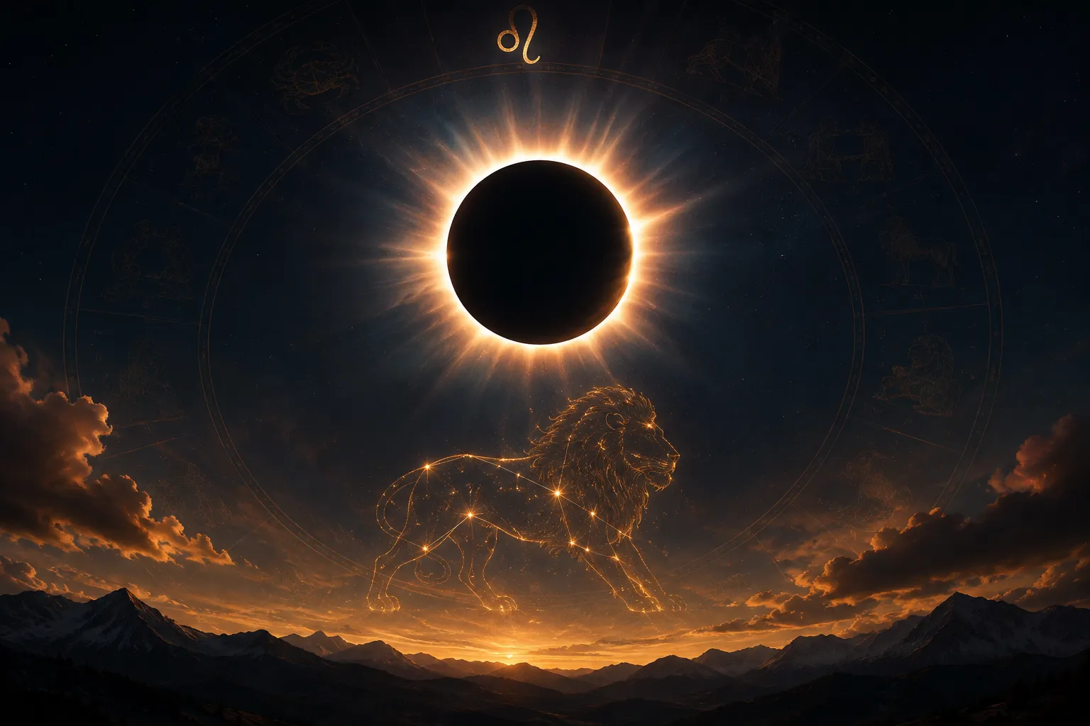 Totale Sonnenfinsternis im Löwen am 12. August 2026 und ihre Wirkung auf alle Sternzeichen